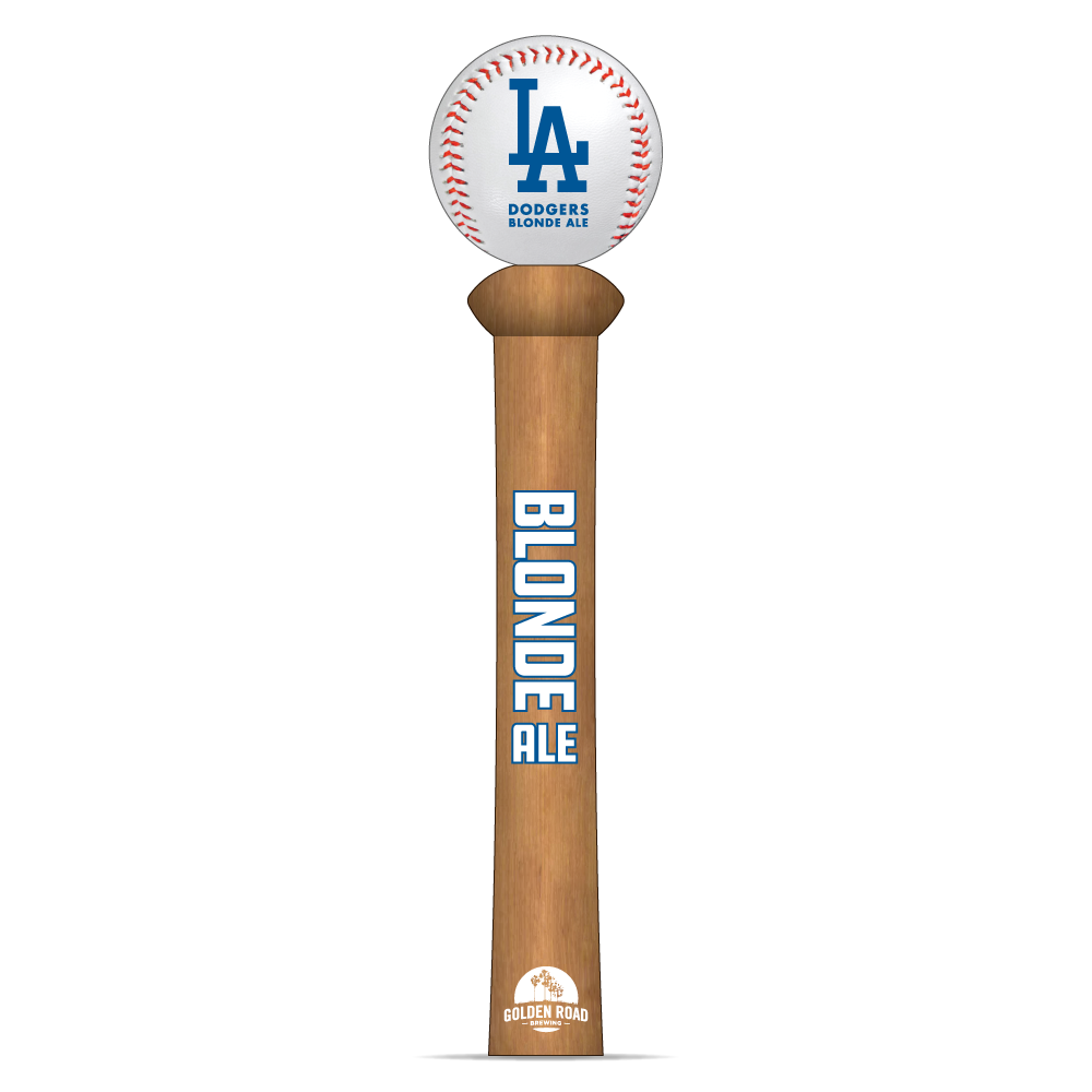 Dodgers Blonde Tap Handle