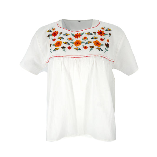 Mango Cart Bar Staff Traditional Printed Shirts (Ladies)
