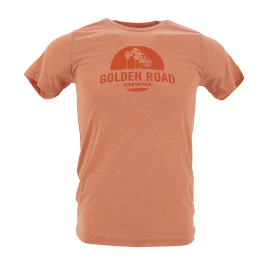 Golden Road Palm Logo Pink Tee