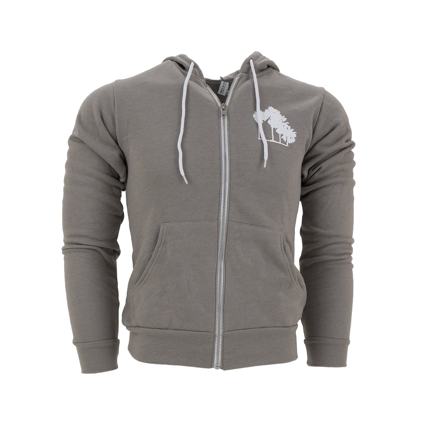 Golden Road Palm Logo Zip Up Hoodie Stone