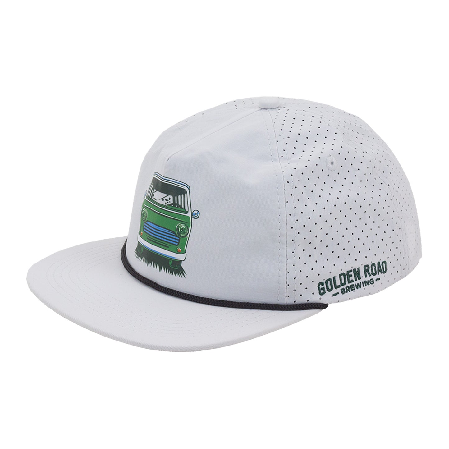 Ride On Sleek White Ball Cap
