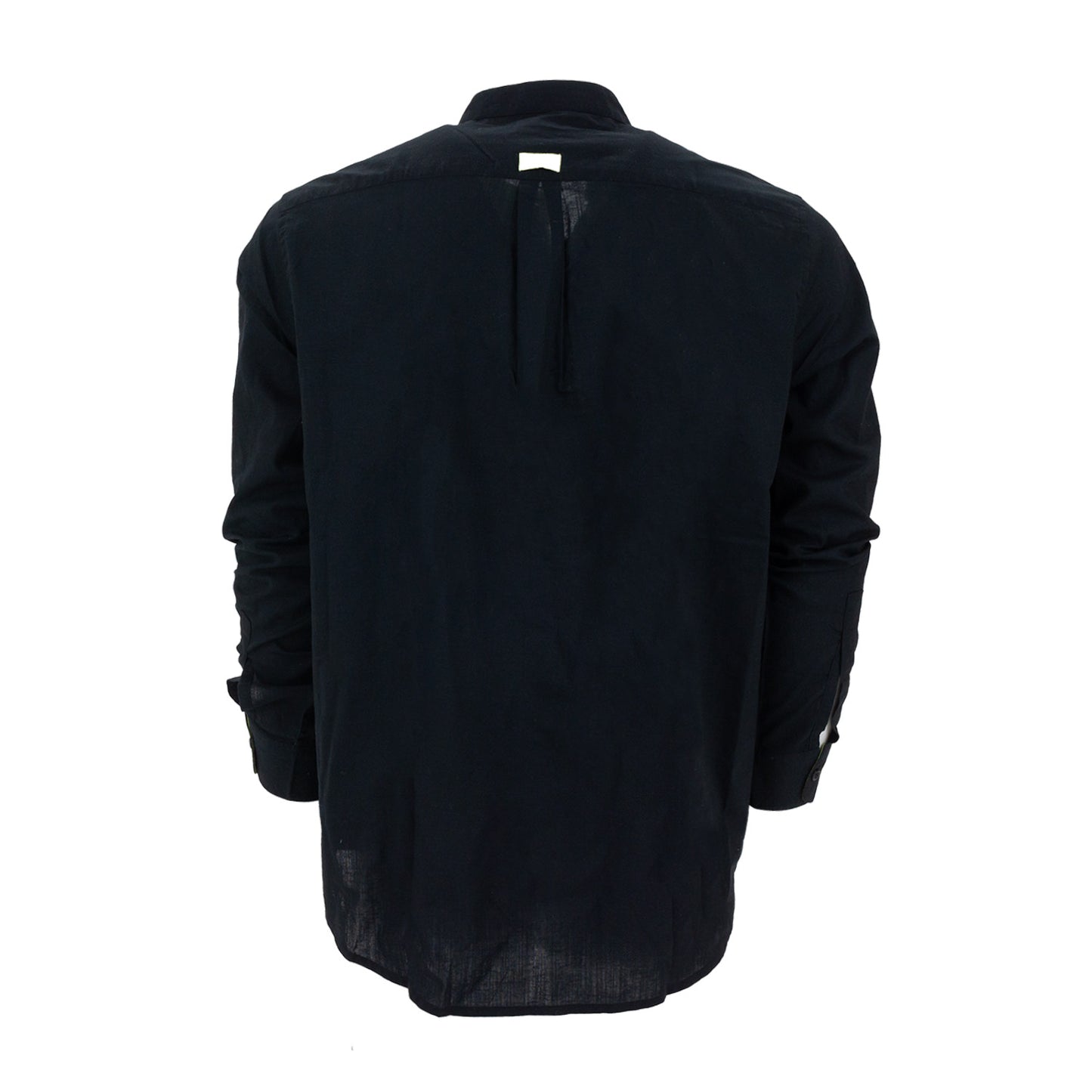 Kuro Black Collection - The Mandarin Linen Shirt