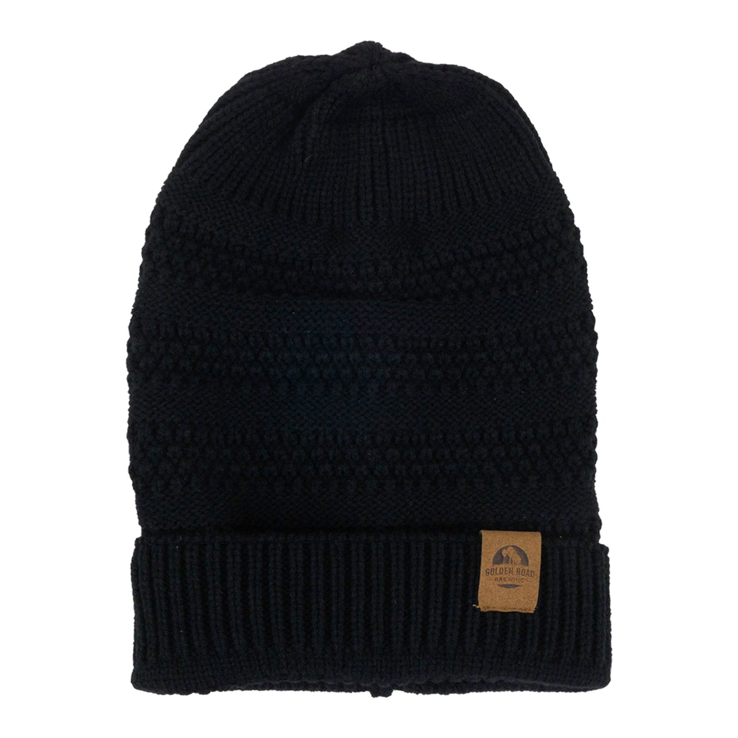 Golden Road Custom Cable Knit Slouch Beanie