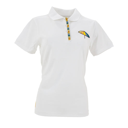 Mango Cart Signature Collection - Women's Polo (White)