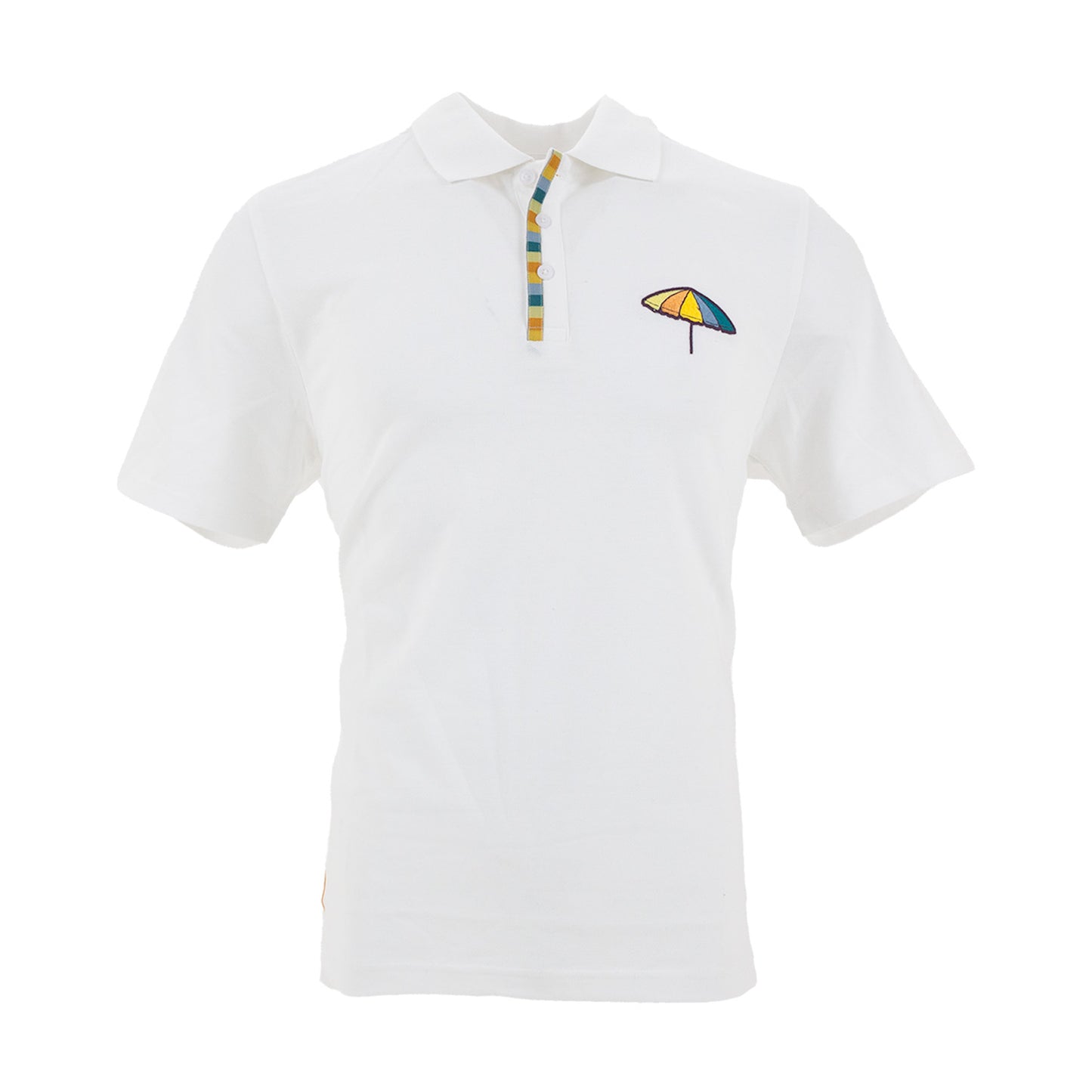 Mango Cart Signature Collection - Mens Polo (White)