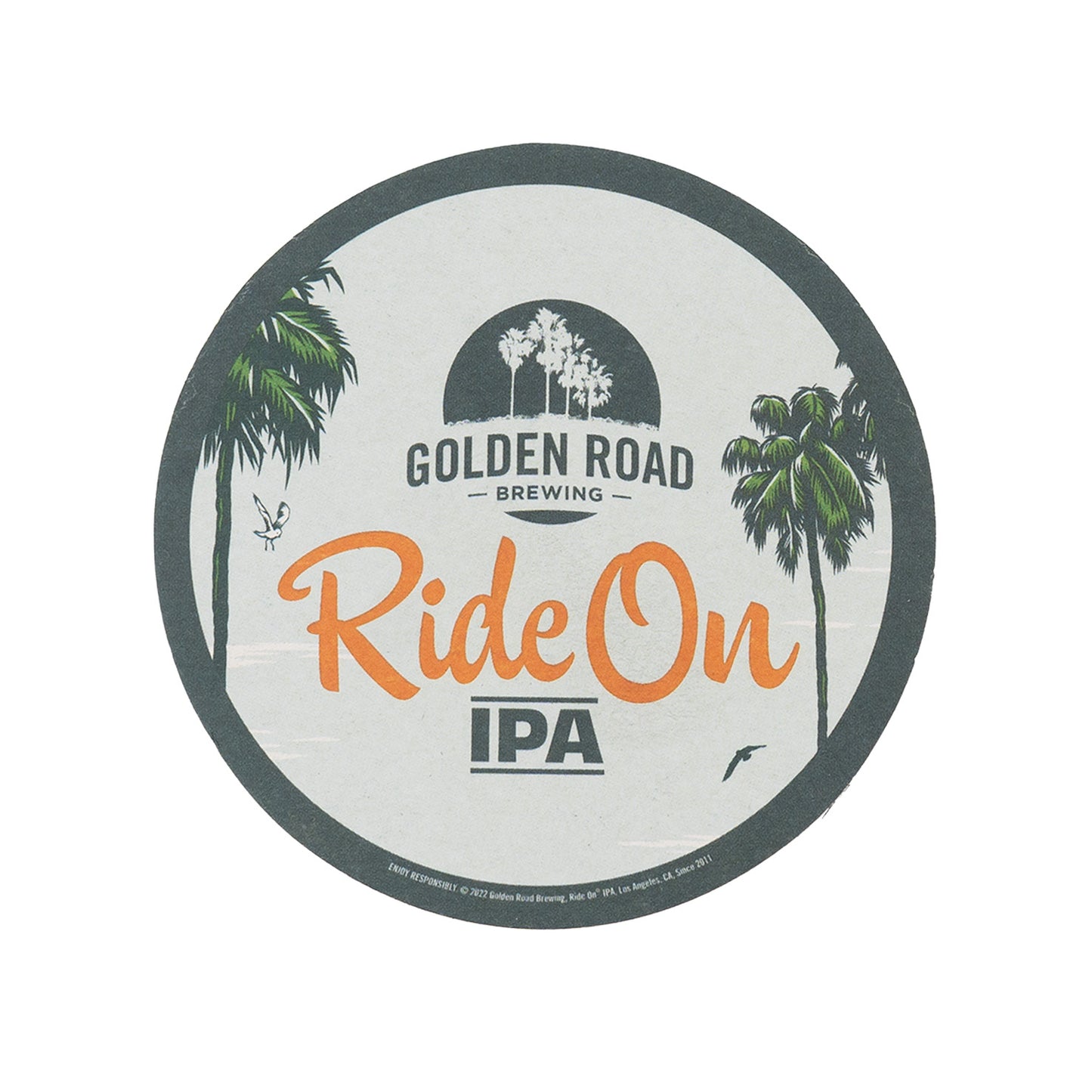 Ride On IPA Home Bar Coasters