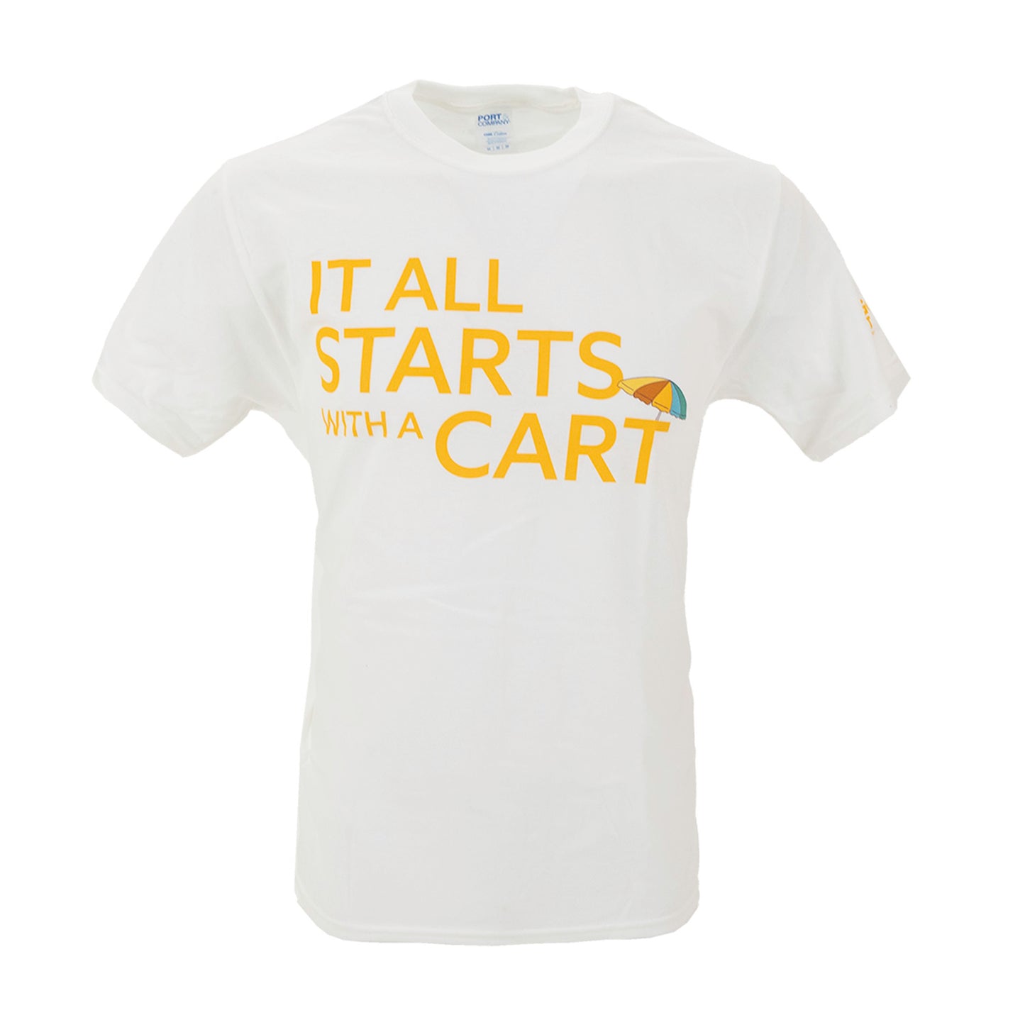 Mango Cart It All Starts… 100% Cotton Tee