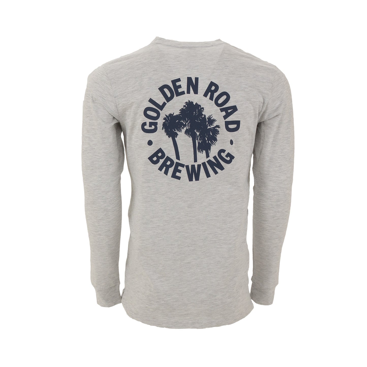 Golden Road Unisex L/Sleeve Heather Ash Tee