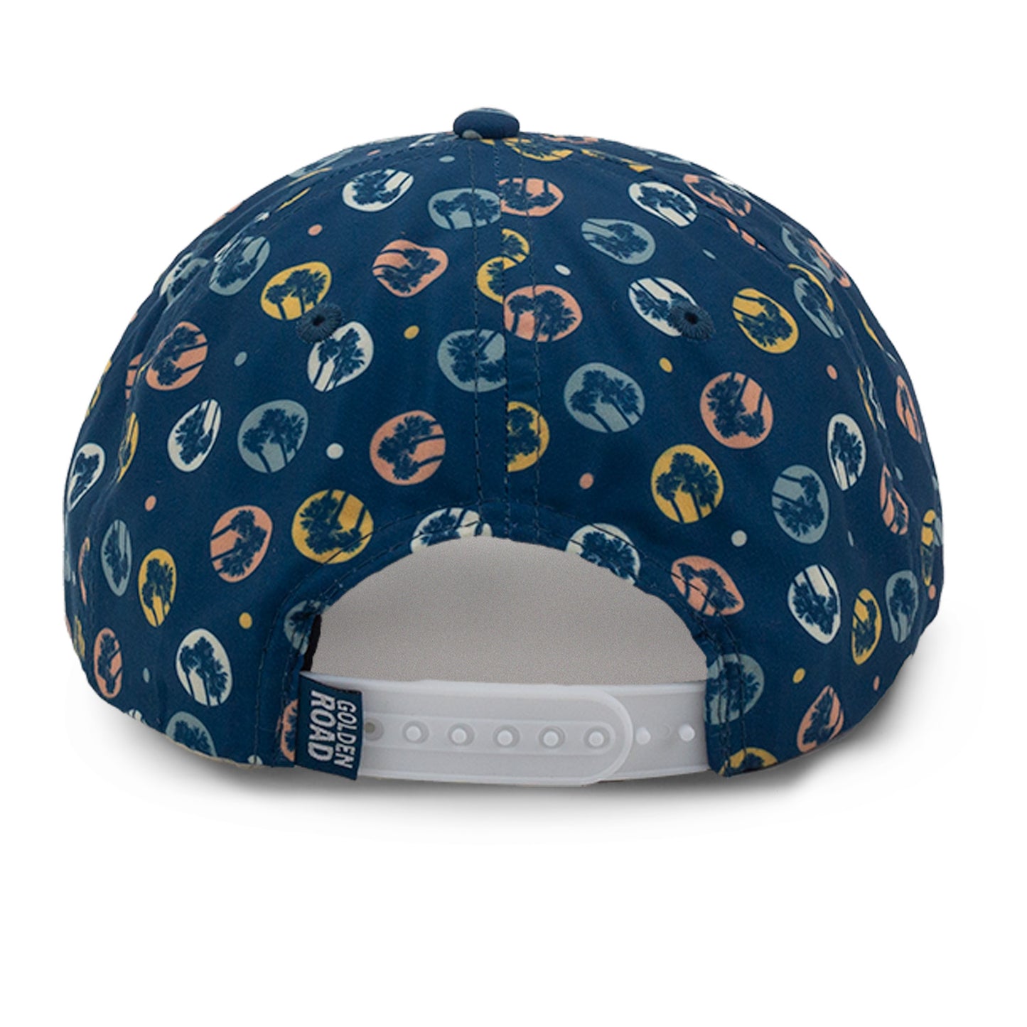 Golden Road Vintage Palm Logo 5-Panel Blue Hat