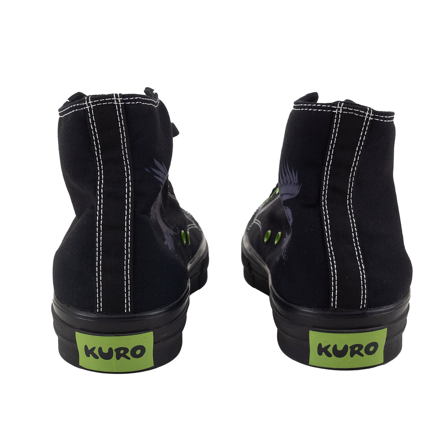 Kuro Black Collection - Limited Edition High Top Sneaker (Black)