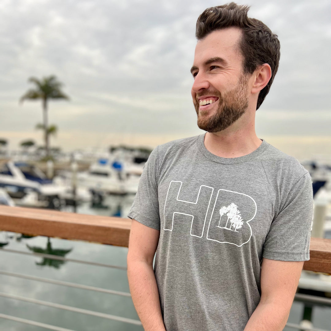 Golden Road Huntington Harbor Exclusive Grey Tee