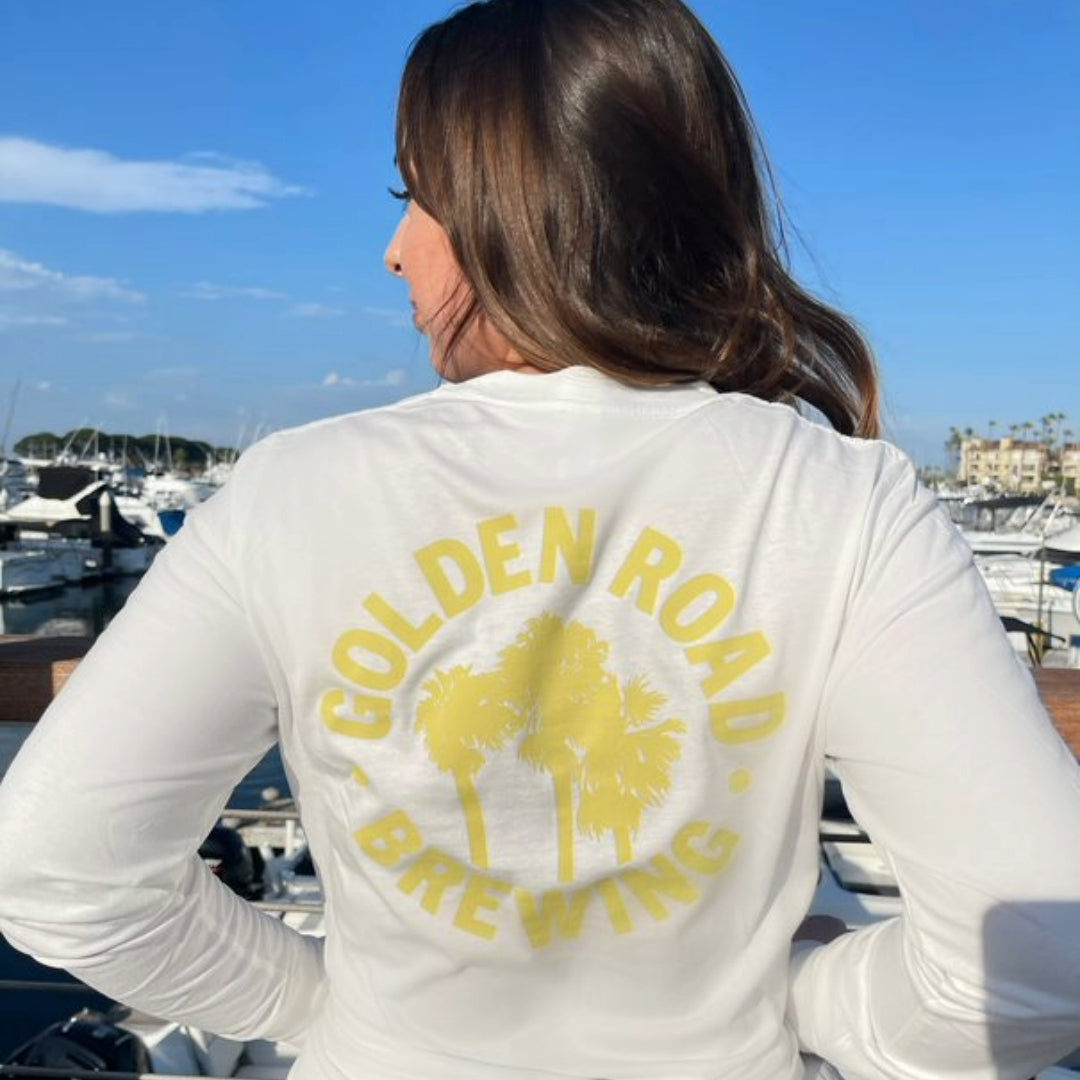 Golden Road Unisex L/Sleeve Natural Tee