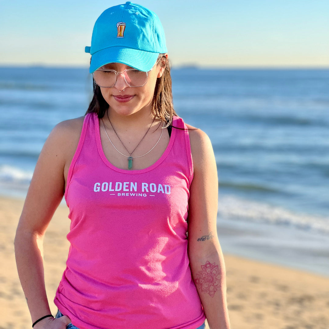 Golden Road Logo Women's Pink Tank