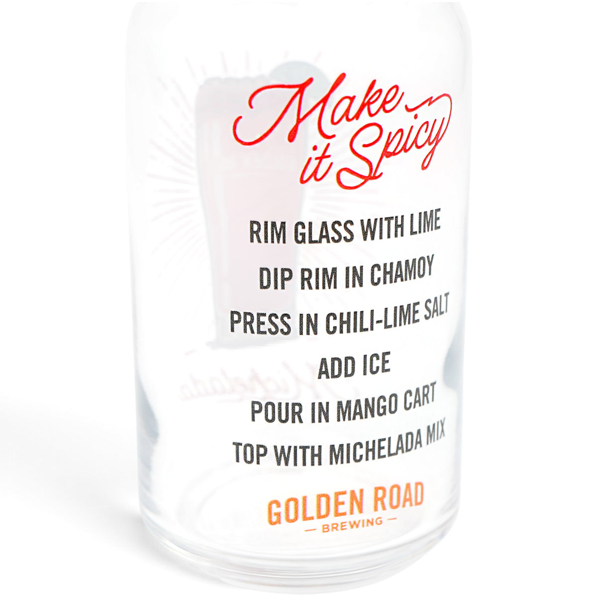 Michelada Can Glass