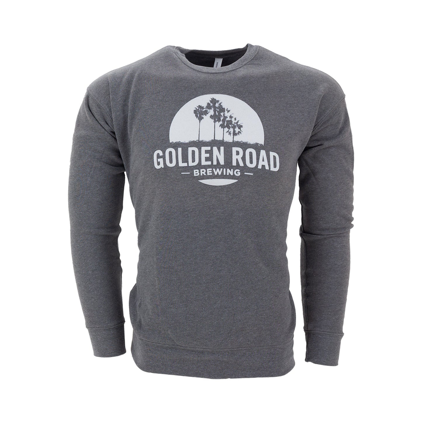 Golden Road Palm Logo Crewneck Sweatshirt Heather Grey
