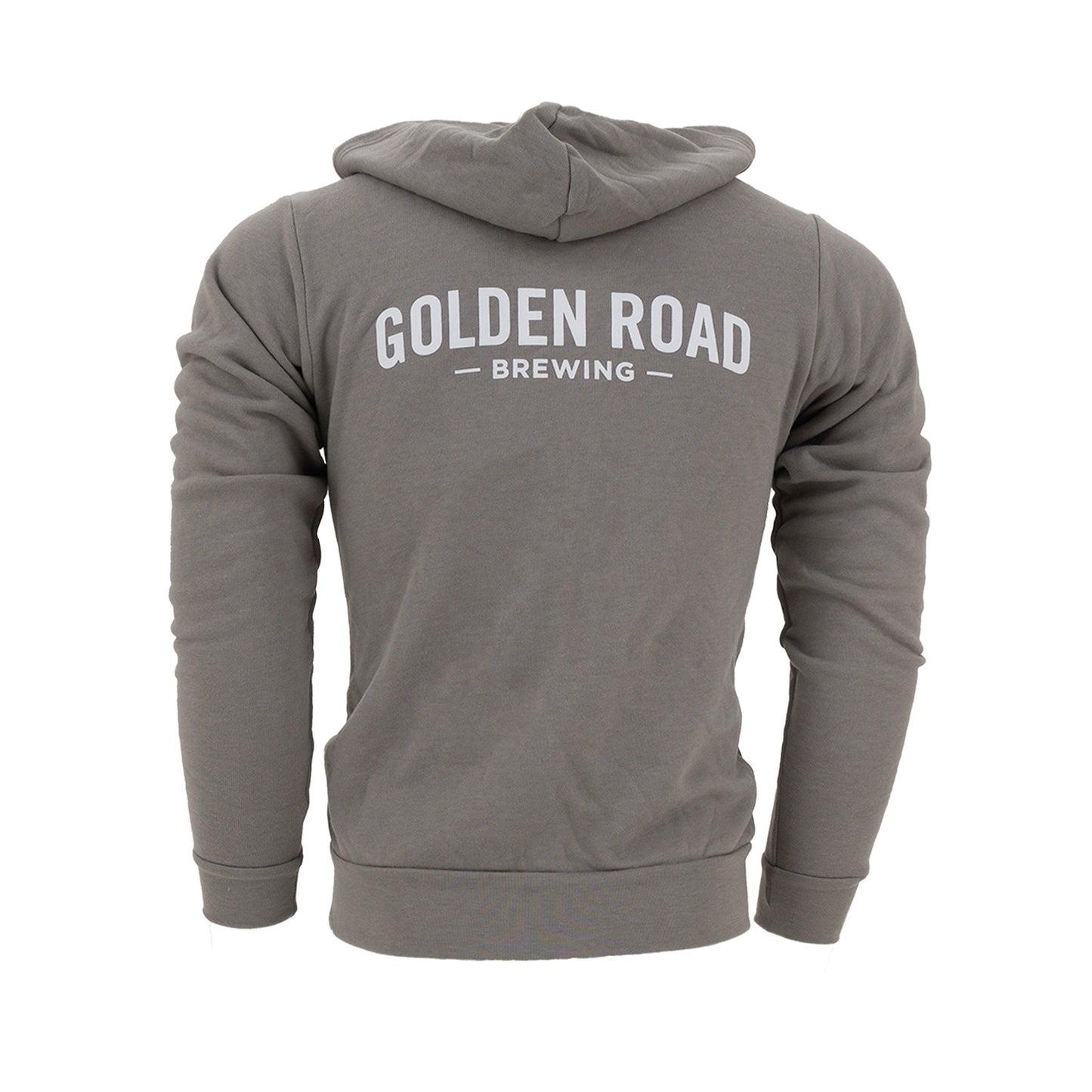 Golden Road Palm Logo Zip Up Hoodie Stone