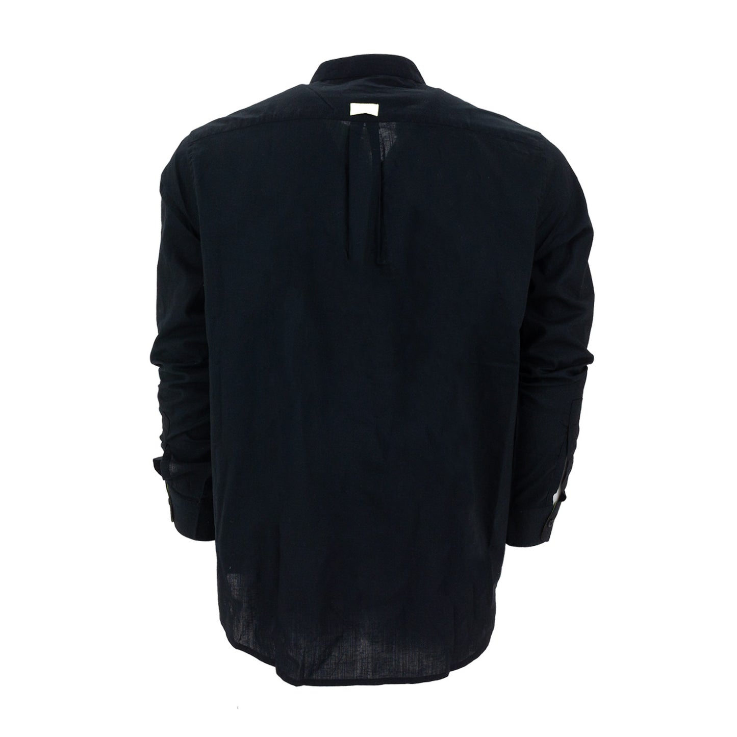 Kuro Black Collection - The  Mandarin Linen Shirt