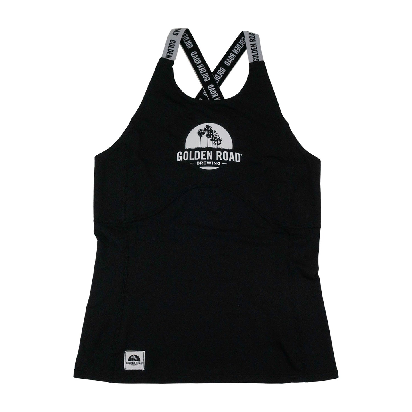 Golden Road High Neck Tank Top (Black)