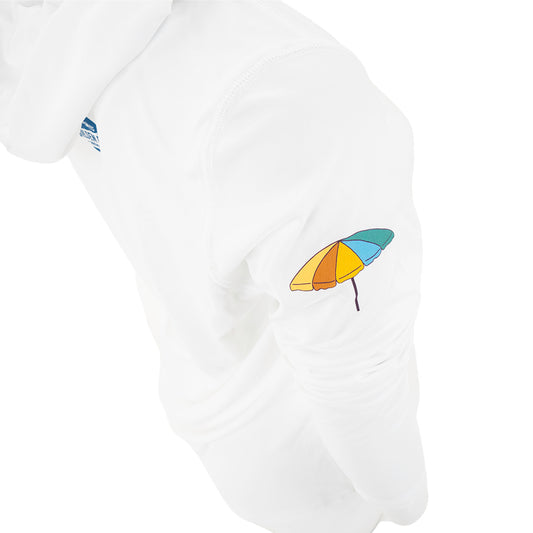 Mango Cart Womens Vapor Eco-Sol Hoodie (White)