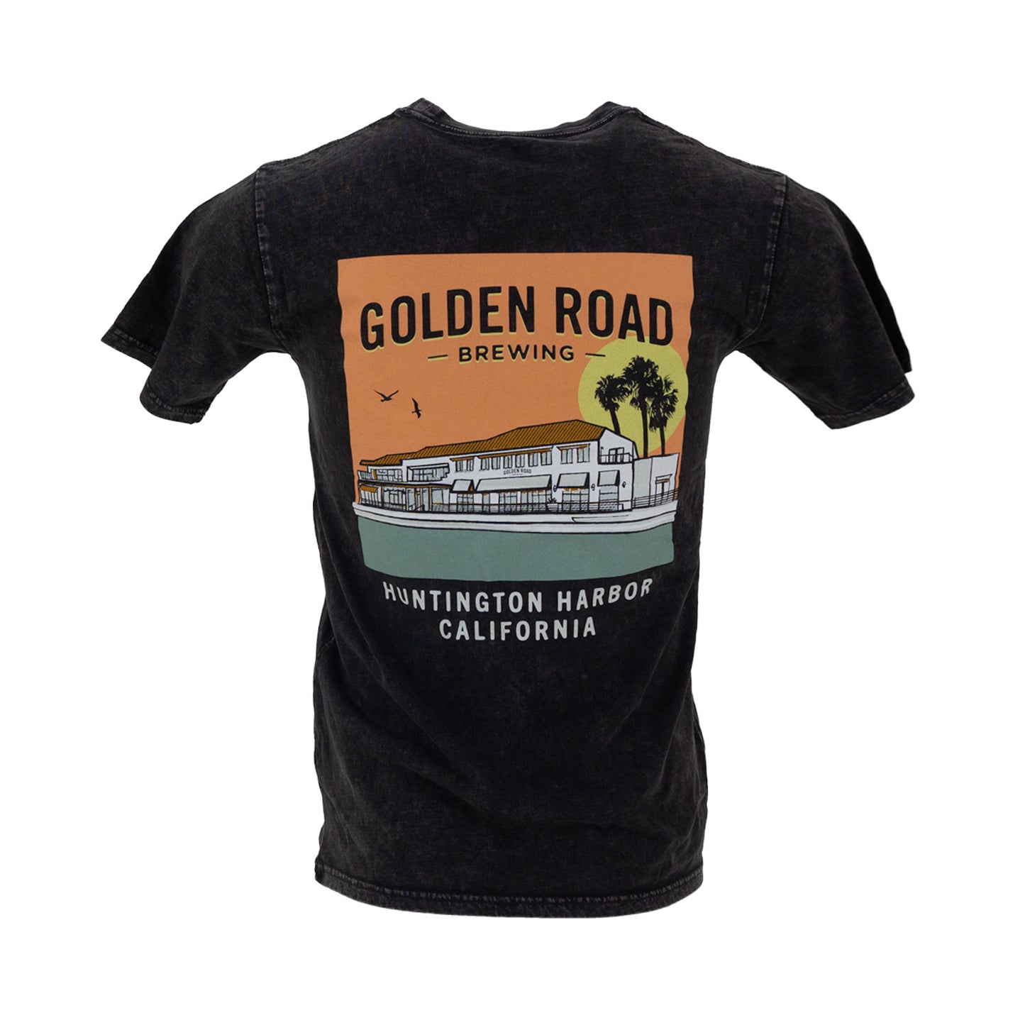 Golden Road Huntington Harbor Exclusive Black/Stone Tee
